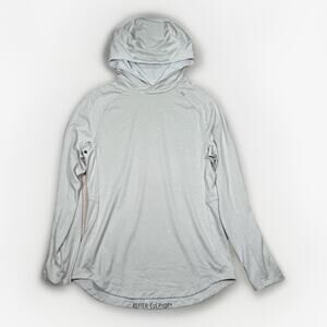 Lululemon Fresh Form Hoodie Gray Vapor Textured Pullover Men's Size Medium